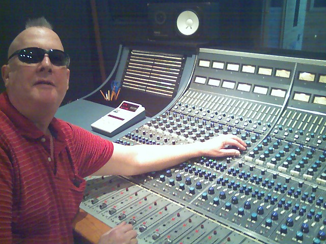 George McClure at the console on Music Row